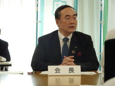 画像：飯泉全国知事会会長（徳島県知事）